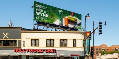 WYNK THC Seltzer ad banner