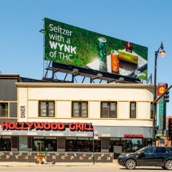 WYNK THC Seltzer banner Hollywood
