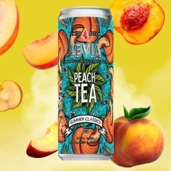 Levia peach tea square